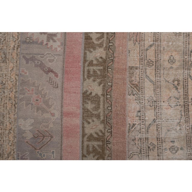 1960s Vintage Turkish Patchwork Runner With Eclectic Mediterranean Style-Long Runner 2'5'' X 32'7'' For Sale - Image 5 of 13