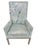 Milo Baughman Post Modern Chrome & Abstract Upholstered High Back Dining Chairs - Set of 6 For Sale - Image 4 of 9