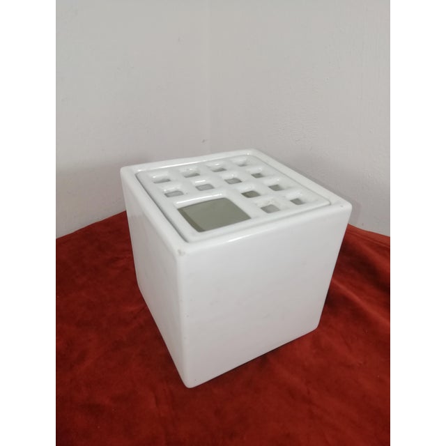 Ceramic Ikebana Vase by Gabbianelli, 1960s For Sale - Image 11 of 11