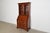 Henkel Harris Georgian Solid Cherry Wood Drop Front Secretary Desk With Bookcase Hutch, 1970s For Sale - Image 12 of 12