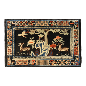 Zabihi Collection Chinese Batou Pictorial Rug