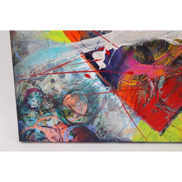 2010s Jonas Gerard (1941–2020) – “Love Happens #1” – Original Signed Oil on Canvas, 2014 – 22” X 26” For Sale - Image 5 of 12