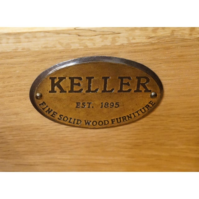 Brown Keller Furniture Solid Cherry Early American Colonial Revival 64" Eleven Drawer Dresser 2690 For Sale - Image 8 of 13