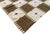 Casa Cosima Handmade New Zealand Wool Dhurrie, Brown and Cream Geometric Rug- 10'x14' For Sale - Image 4 of 16
