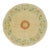 Vintage Chinese Art Deco Hand Knotted Wool Rug, Round For Sale