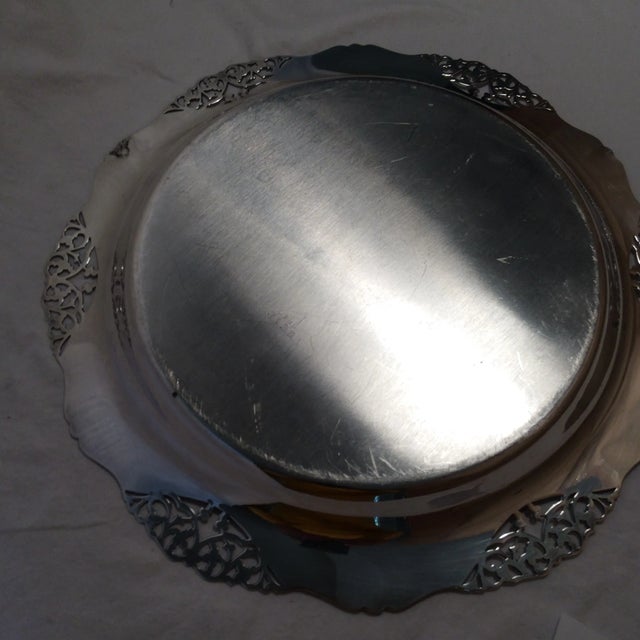 Sheffield Silver Plate Serving Tray For Sale - Image 11 of 11
