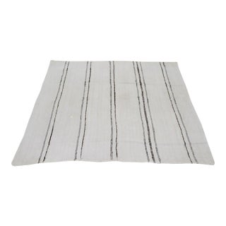 Vintage Turkish Hand Knotted Flatweave Kilim, 5'10x6 For Sale