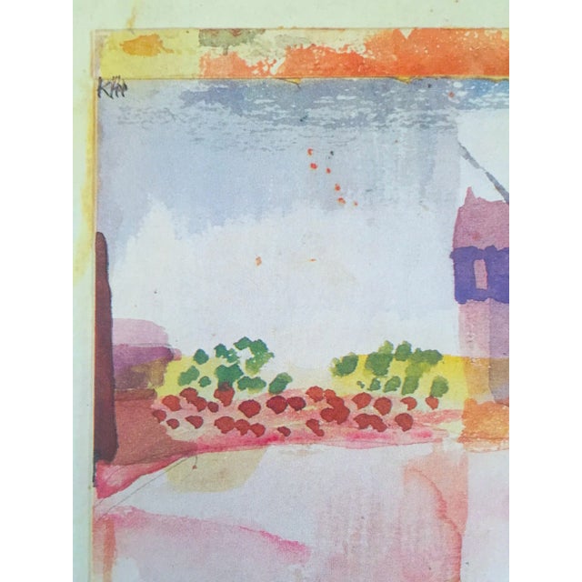 Paul Klee Paul Klee Vintage 1967 Authentic Lithograph Print " Hammamet With Mosque " 1914 For Sale - Image 4 of 10