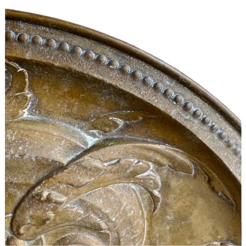 Late 19th Century Antique Bronze Greek Soldier Wall Plaque For Sale - Image 5 of 5