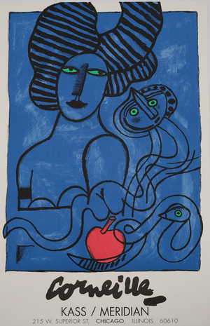 Guillaume Corneille, Le fruit défendu, Lithograph