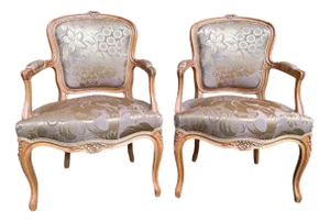 Set of Louis XV Cabriolet Armchairs
