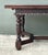 Wood Vintage Carved Wood Extension Dining Table For Sale - Image 7 of 12