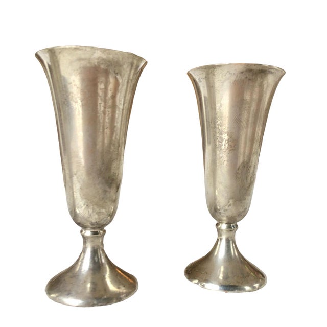 1960s Fisher Silversmiths Inc. Sterling Silver No. 90 Cordial Cups- Set of 4 For Sale - Image 10 of 12