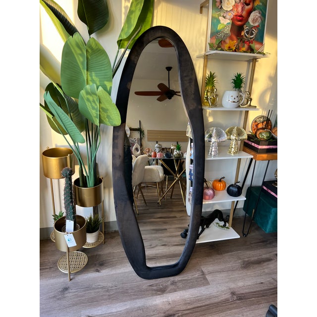 Black Full Length Mirror 63” For Sale In Los Angeles - Image 6 of 8
