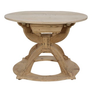 Round Peasant Table, 19th Century For Sale