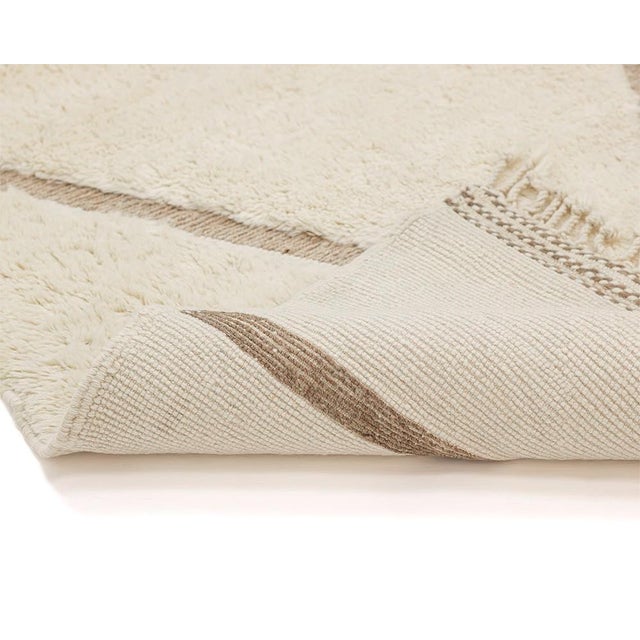 Early 21st Century Hand-Knotted Wool Rug by Azele Studio For Sale - Image 5 of 9