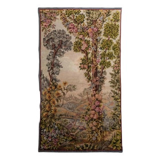 Tapestry with Motif of Birds by a Pond For Sale