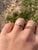 The Owens River: Gabriel and Co Pearl and Natural Diamond Ring. This stunning ring features a central 8.1mm Akoya pearl,...