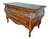 French Provincial Vintage Drexel Heritage French Provincial Fruitwood Bombe Bombe Low Commode Nightstand Chest For Sale - Image 3 of 13