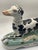 Mottahedeh Black and White Staffordshire Style Dog With Hare For Sale - Image 11 of 11