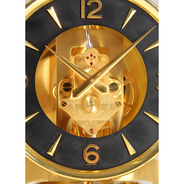 1960s Atmos Clock with Black Dial by Jaeger LeCoultre, 1965 For Sale - Image 5 of 15