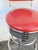 Retro Mid Century Modern Swivel Red Vinyl and Chrome Barstools 6350 For Sale - Image 14 of 18