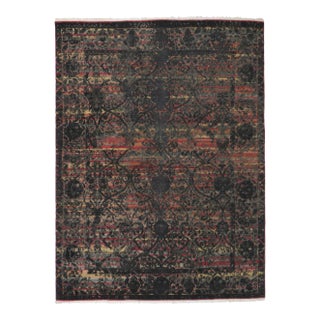 Vintage Style High-Low Textured Rug, 09'00 X 12'00 For Sale