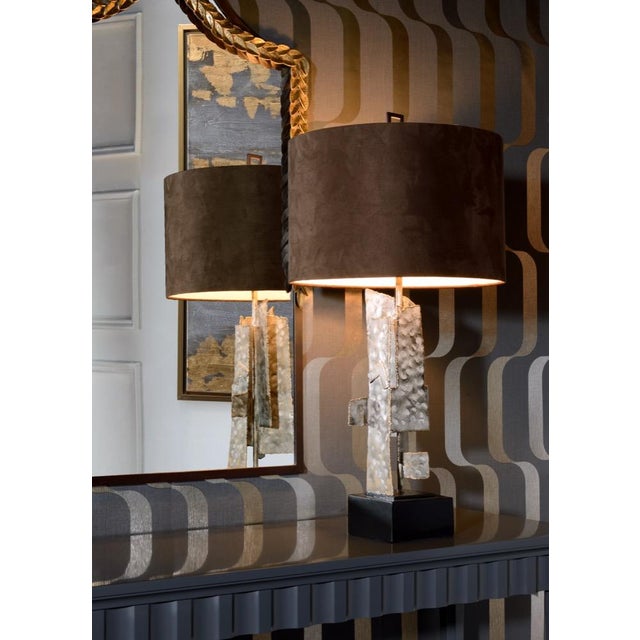 Contemporary Wildwood Kahn Iron Table Lamp For Sale - Image 3 of 4