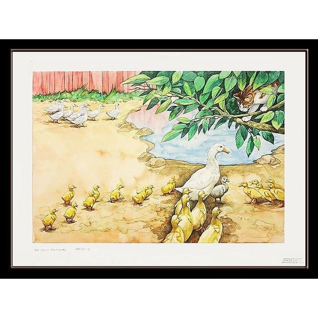 Message us to inquire about custom framing options! (Included for free with every purchase) The original artwork measures...