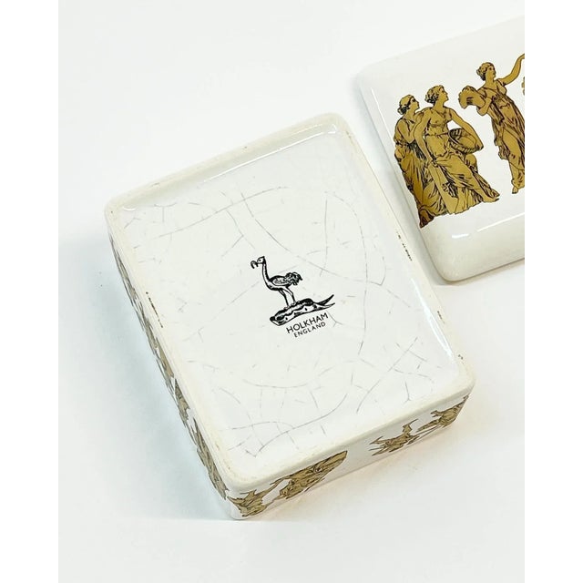 1970s 1970s Vintage Holkham England Decorative Trinket Box For Sale - Image 5 of 9