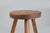 France / 1900 / stool / wood / Rustic / Mid-century A very attractive primitive hand made tripod stool with rounded legs....