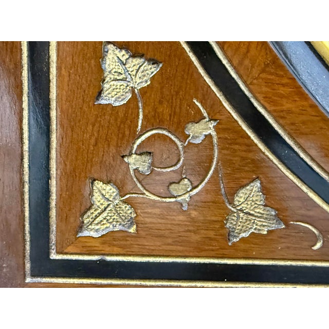 Circa 1895 Victorian Wood + Oval 18 Karat Gold Wall Picture Frames, a Pair For Sale - Image 11 of 12