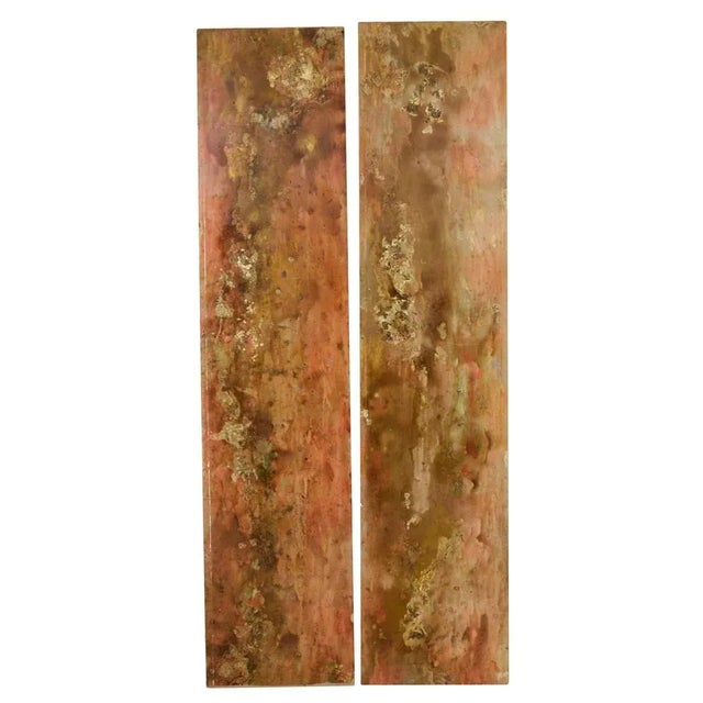 French Abstract Acrylic Panels, 1950s, Set of 2 For Sale - Image 10 of 10