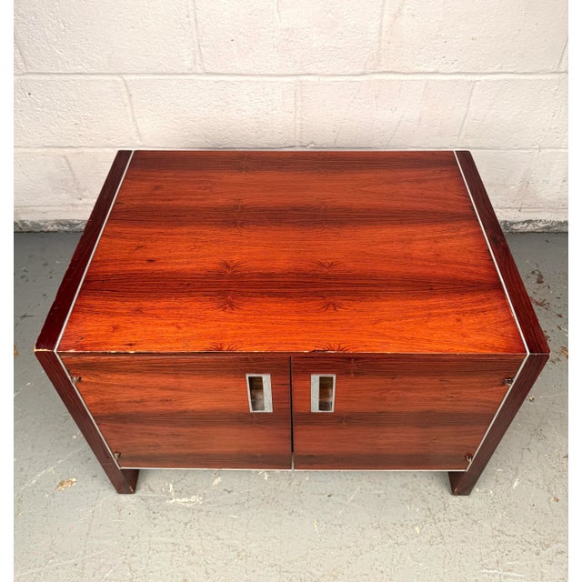 Vintage Rosewood Nightstand by Glenn of California For Sale In New York - Image 6 of 14