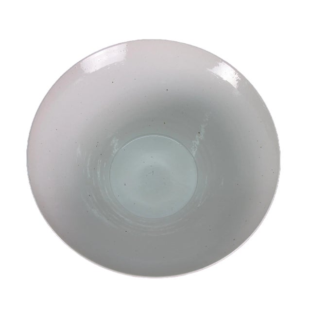 Off White Bowl Cone Shape For Sale - Image 4 of 5