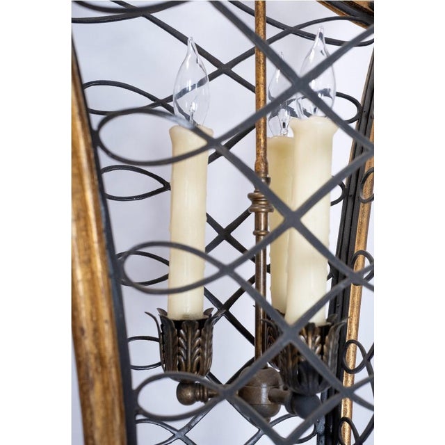 Late 20th Century Late 20th Century Large Giltwood Lantern For Sale - Image 5 of 10