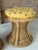 Contemporary Pair of Monumental Handcrafted Rattan Hourglass Ottomans by Mastercraft of Manila For Sale - Image 3 of 12