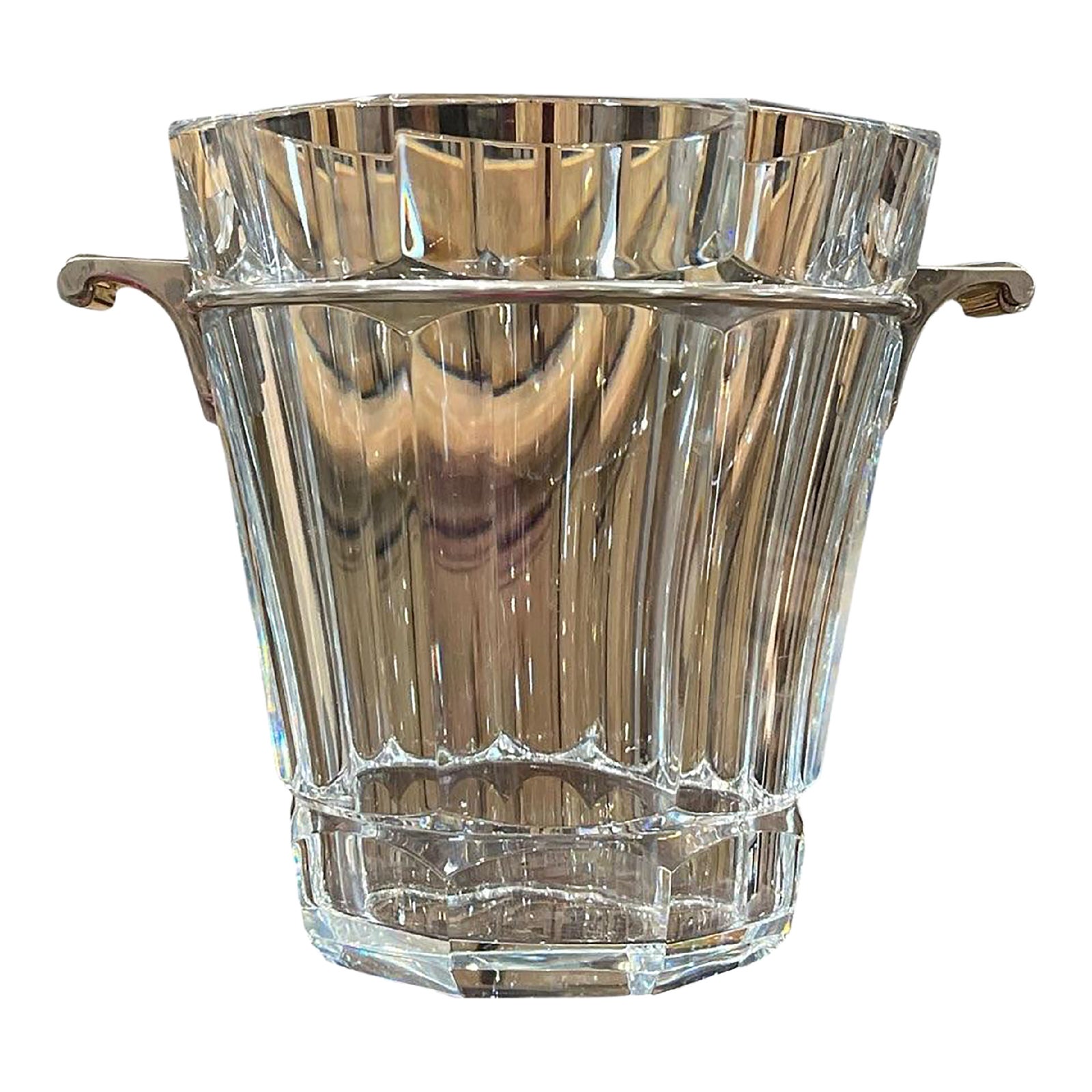 1930s Art Deco Ice Bucket Signed by A. Charlent for Val St. Lambert ...