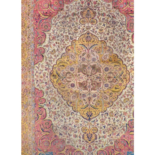 Persian Early 20th Century Agra Rug For Sale - Image 3 of 10