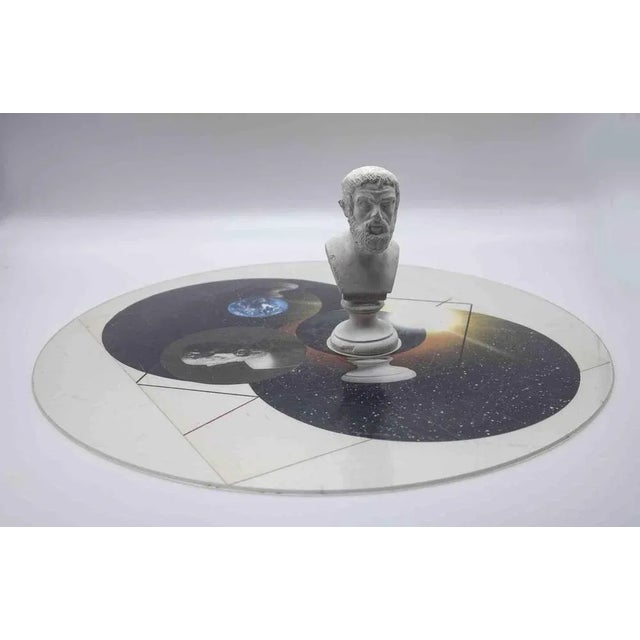 Giulio Paolini, Elea, 2009, Sculpture in Cardboard, Plaster, Acrylic Glass & Print For Sale - Image 6 of 6