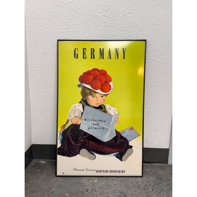 Hanns Lohrer "Wiedersehen With Germany" Poster, Framed For Sale In San Francisco - Image 6 of 12
