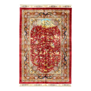 Pasargad DC Exquisite Design Paris Palace Fine Power Loom V.Silk Rug For Sale