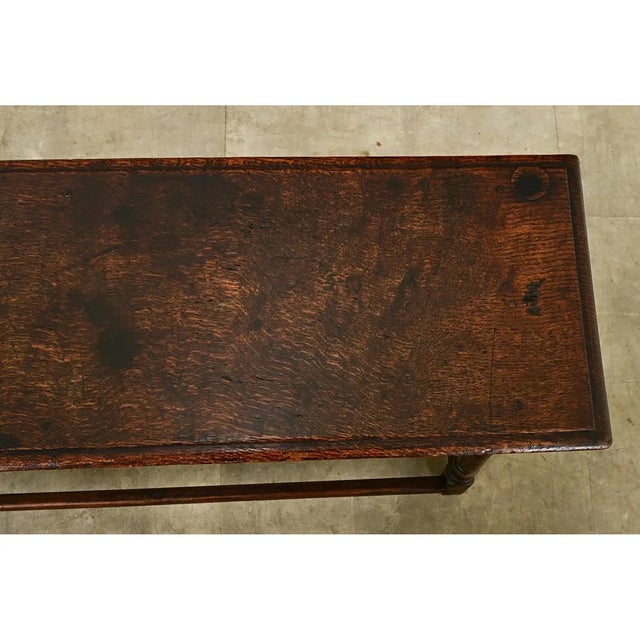 English English 18th Century Oak Joint Stool/Bench For Sale - Image 3 of 12