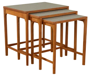 Vintage Nesting Tables, 1950s, Set of 3