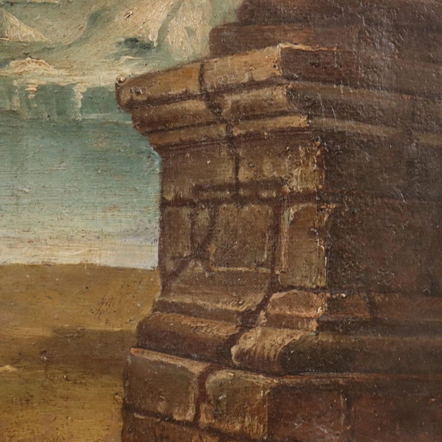 Landscape Composition, Oil Painting on Canvas For Sale - Image 6 of 10