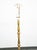 Brass Vintage Mid Century Modern Floor Lamp Lighting Brass Gold Ribbed Maximalist For Sale - Image 8 of 12