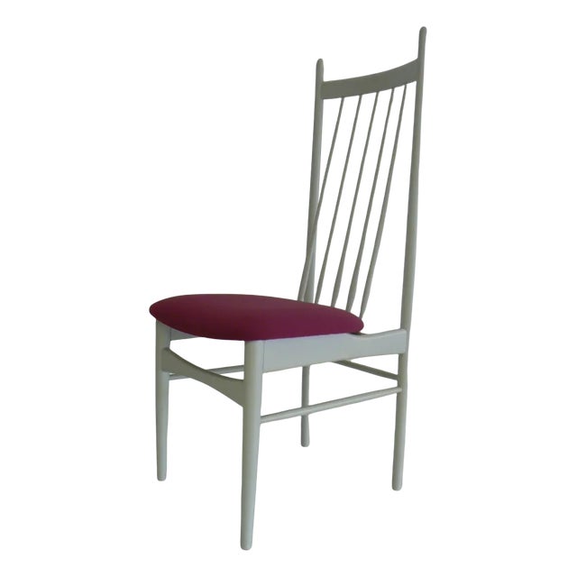 White Dining Chairs by E.M. Dettinger for Lucas Schnaidt, Set of 6, 1969 For Sale