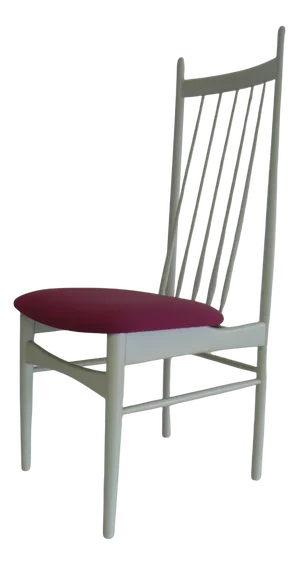 White Dining Chairs by E.M. Dettinger for Lucas Schnaidt, Set of 6, 1969