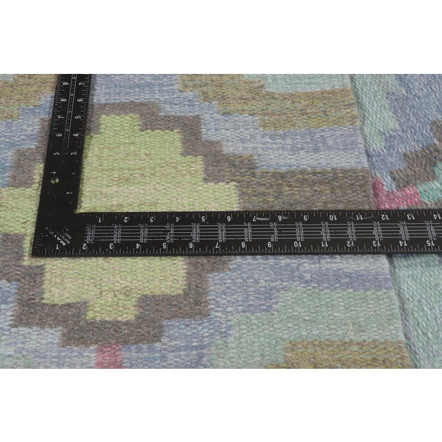 Judith Johansson Swedish Rollakan Rug, 06'03 X 08'03 For Sale - Image 9 of 13