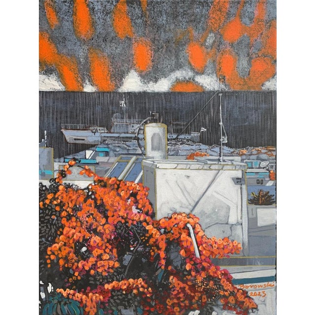 Andrzej Borowski, Portokali, Greek Themes, 2023, Acrylic on Canvas For Sale - Image 9 of 9